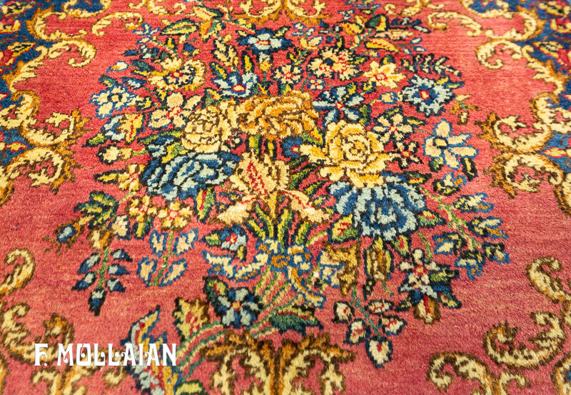 Antique Persian Kerman Rug n°:86589180